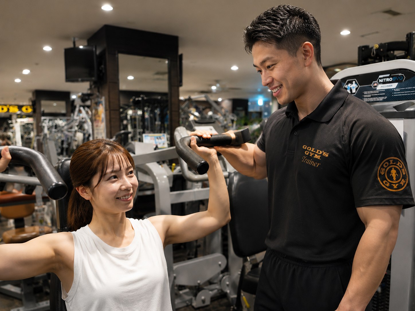 スタッフによる初心者サポートの様子